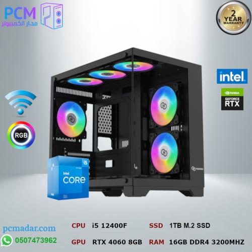 i5 12400F RTX 4060 تجميعة بي سي قيمنق