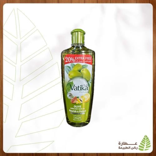 ڤاتيكا زيت الشعر الغني بالزيتون تغذية و حماية 200مل+40مل مجاناً