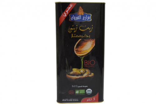 زيت زيتون مزارع 5 لتر القيروان