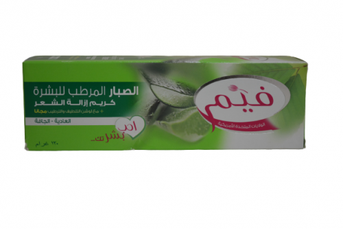 فيم كريم إزالة الشعر  بالصبار مع لوشن ترطيب 120 جم