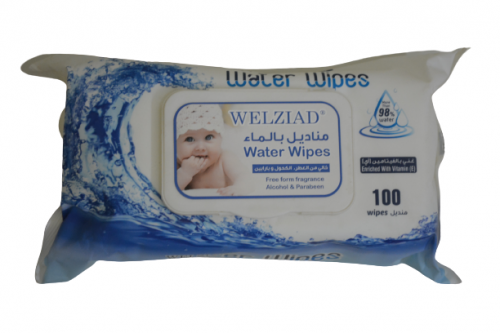 مناديل ووتر وايبس الماء 100 منديل