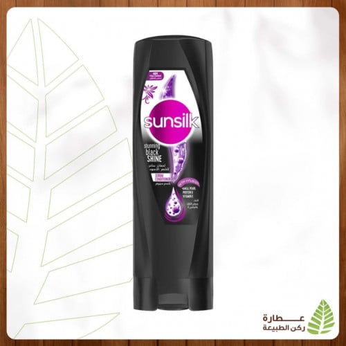 صانسيلك بلسم سيروم لمعان ساحر للشعر الأسود 350مل