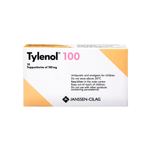 تيلينول 100 مجم تحميلات