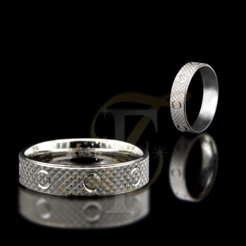 دبلة فضة عيار 925