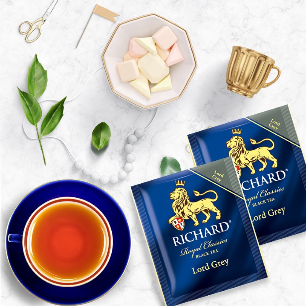 شاي لورد الرمادي ريتشارد  Lord Grey Tea Bag Richard