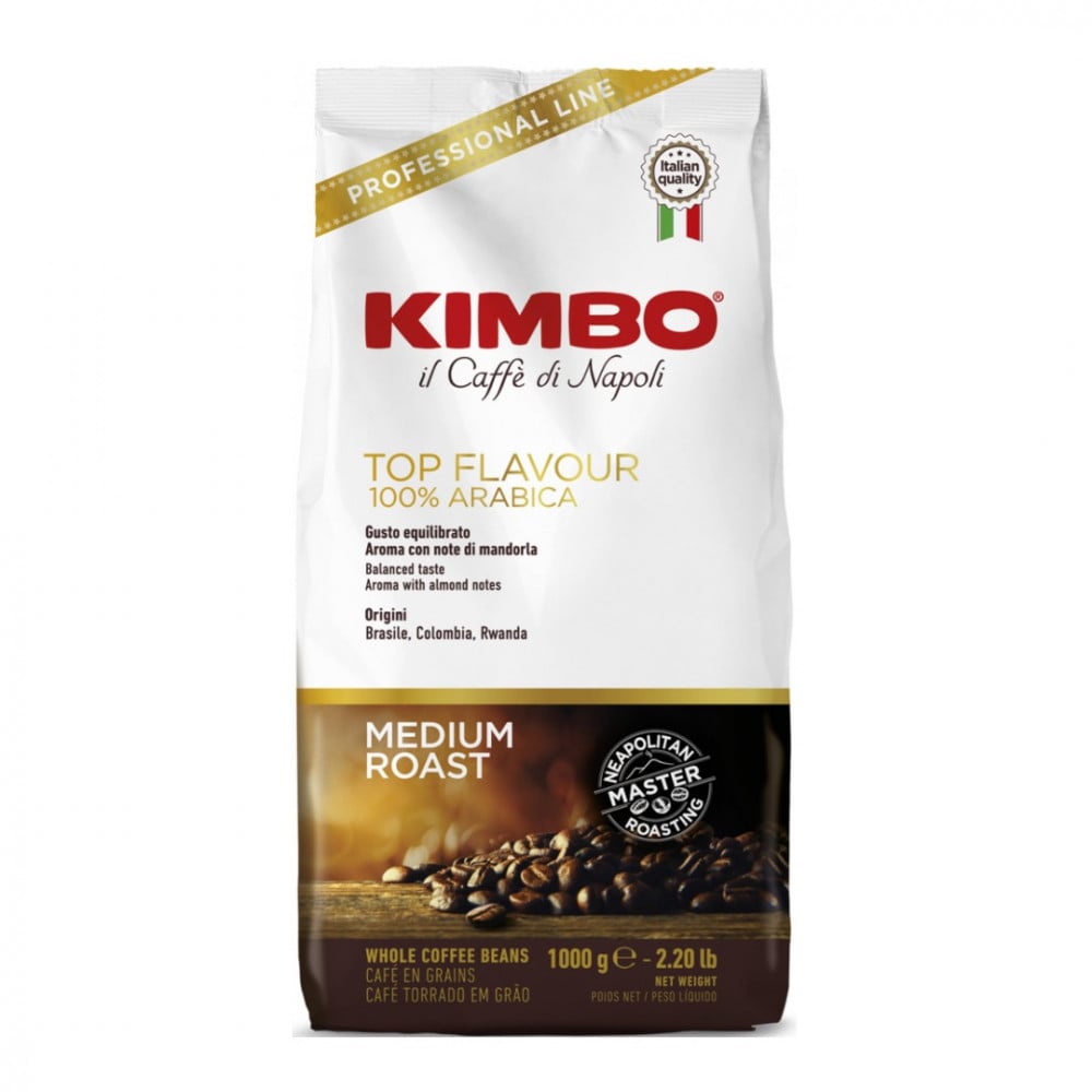 قهوة كيمبو توب فليفر KIMBO Coffee Beans Top Flavour