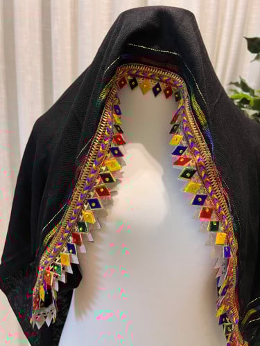 شيله تراثيه باطراف مخمل