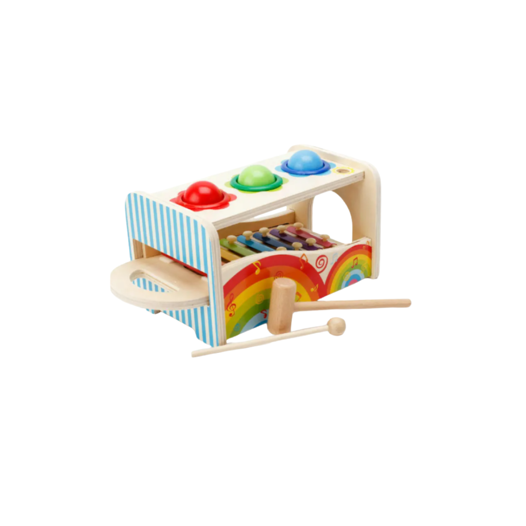 لعبة الطرق مع الموسيقى