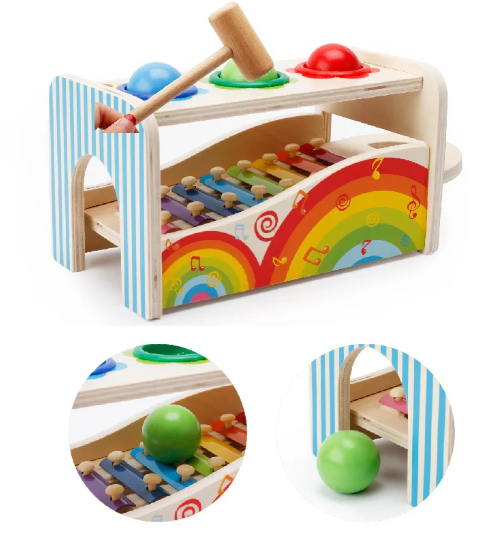 لعبة الطرق مع الموسيقى