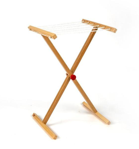 المنشر الجديد2 Fun Pretend Clothes Rack Wooden