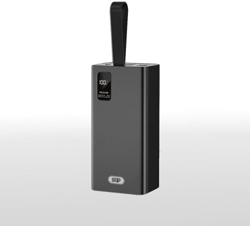 باور بنك 40,000 Mah - متعدد المنافذ بشاشة ديجتال