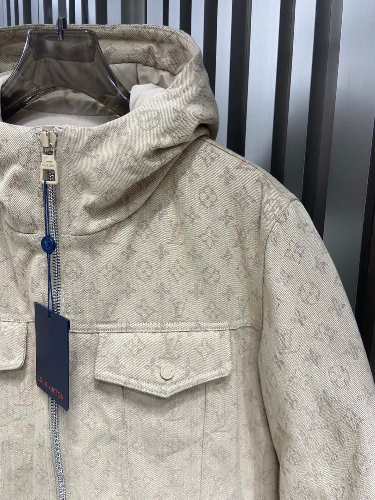 Louis Vuitton Lederjacke aus Polyester - Gold - Größe 36 - 35829869