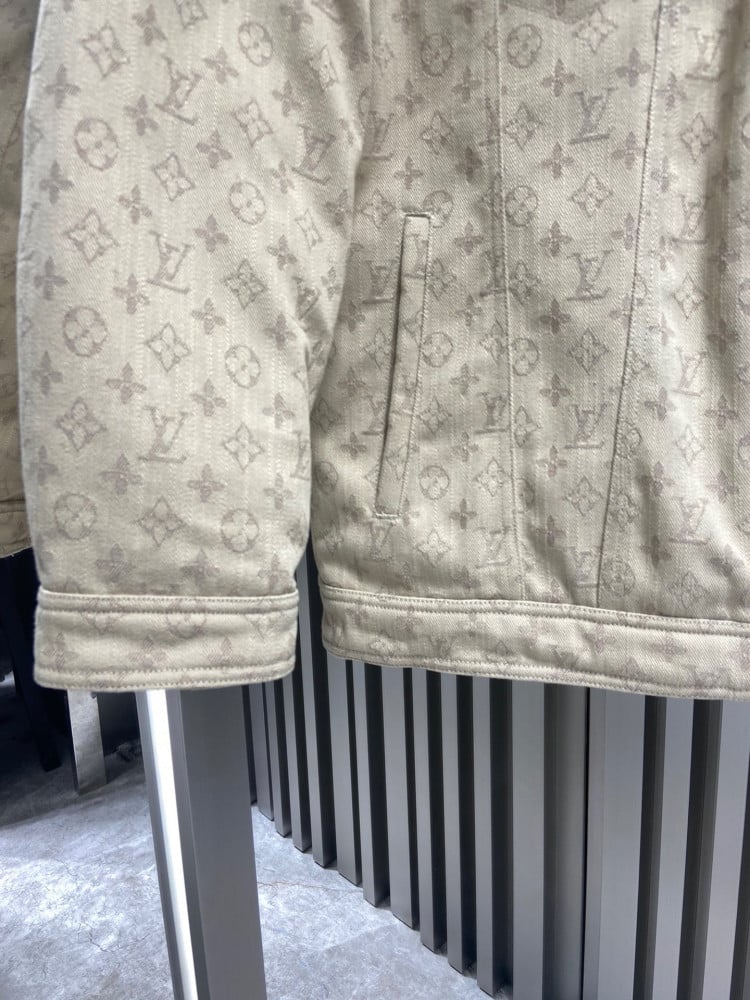 Louis Vuitton Lederjacke aus Polyester - Gold - Größe 36 - 35829869