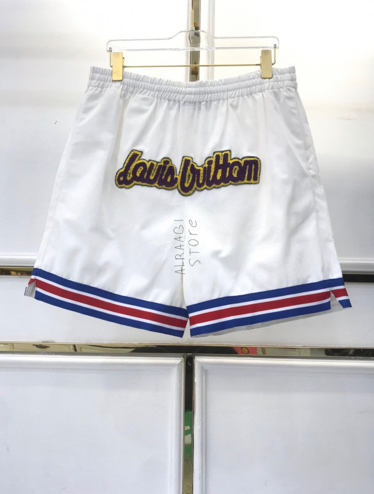 Louis Vuitton® Monogram Shibori Tailored Shorts Dark Grey. Size 38