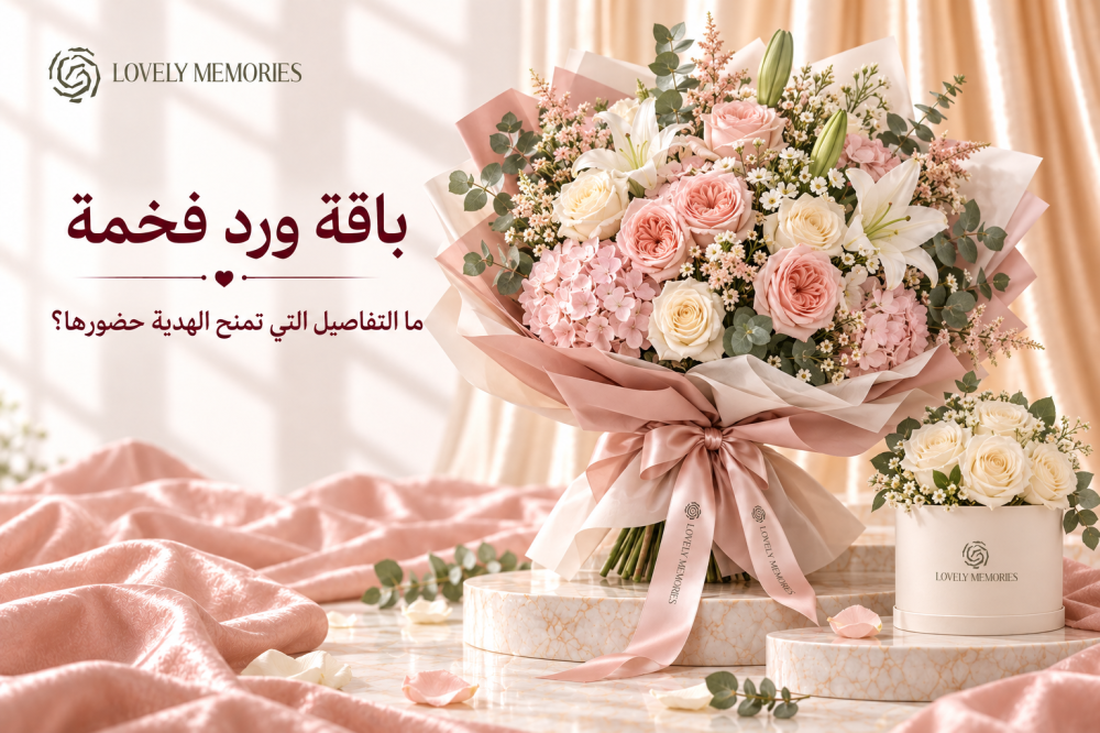 باقة ورد فخمة.. ما التفاصيل التي تمنح الهدية حضورها؟