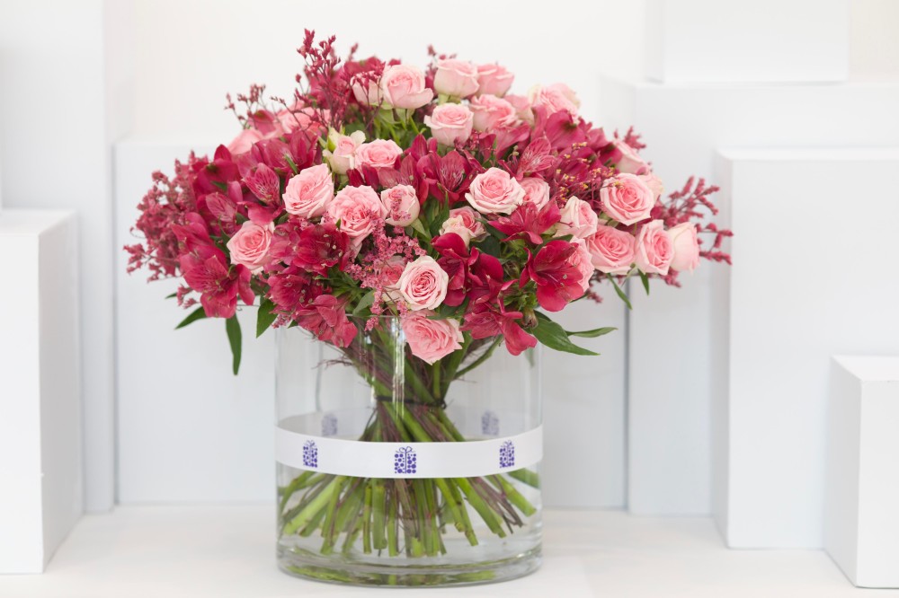 بوكيه ورد احمر