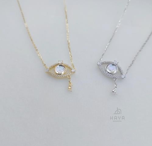 سلسال العين من الفضة الخالص عيار ٩٢٥ .. من أجمل ال...