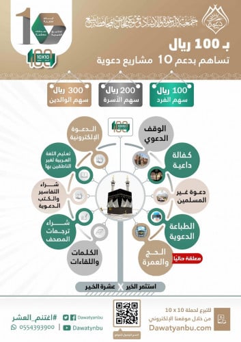 10x10 - استثمر الخير .. في عشرة الخير