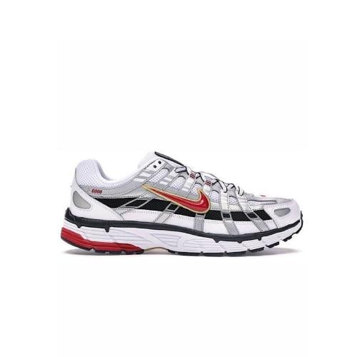 P 6000 LOW TOP SNEAKERS METALLIC VARSITY RED
