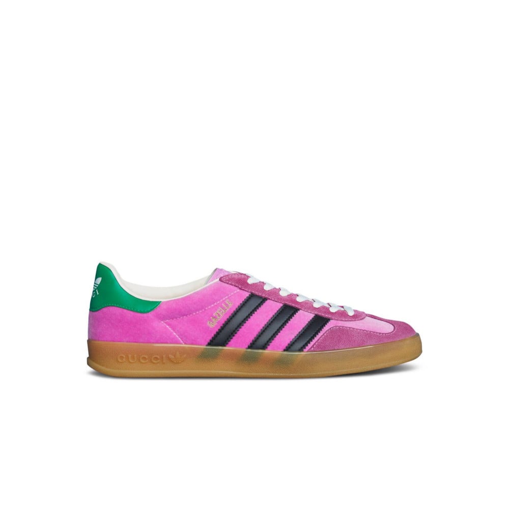 GUCCI X GAZELLE PINK VELVET