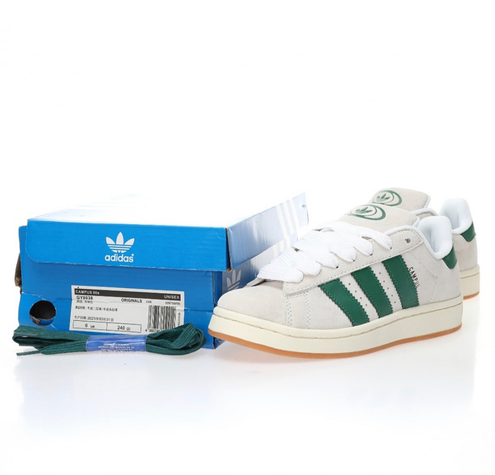 CAMPUS 00S 'CRYSTAL WHITE DARK GREEN' -