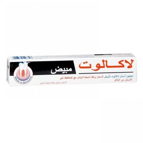 معجون أسنان ومبيض من لاكالوت - 75مل