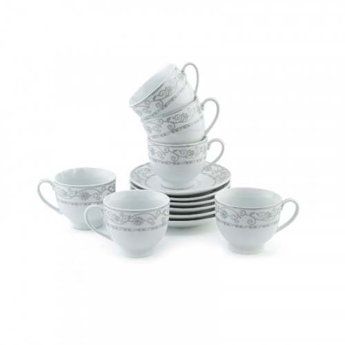 طقم 6 أكواب شاي بورسلين