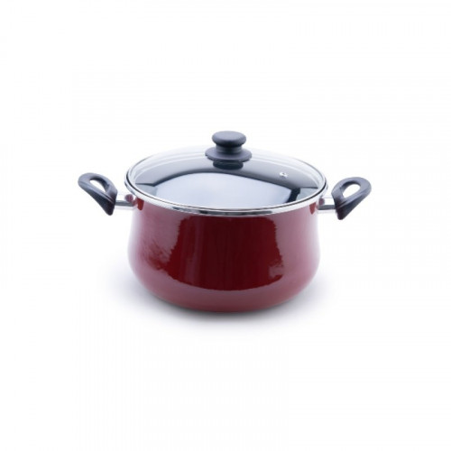 قدر بغطاء زجاجي AUT PRAGA مقاس 26