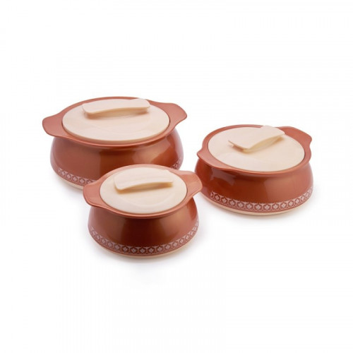 طقم حافظات طعام MILTON  EXOTIQUE بني