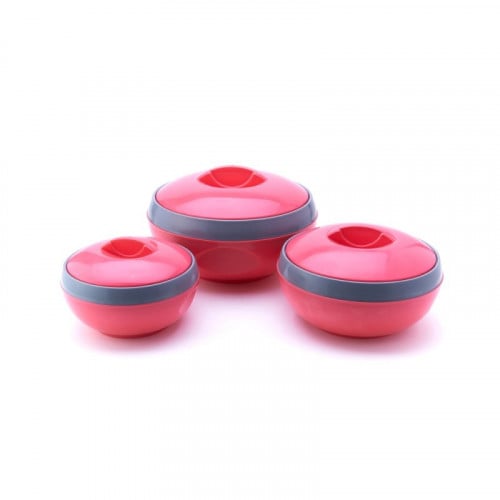 طقم حافظات طعام ملون  VENUS أحمر