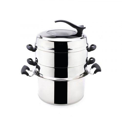 قدر منتو أستيل مقاس 26