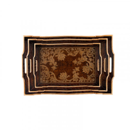 طقم 3 تباسي خشب