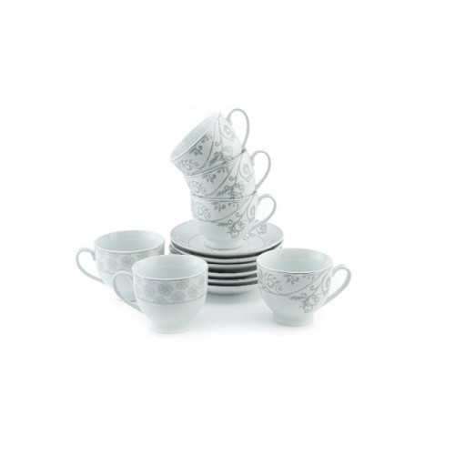 طقم 6 أكواب شاي بورسلين