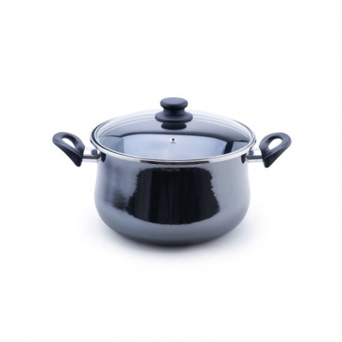 قدر بغطاء زجاج CRYSTAL مقاس 26