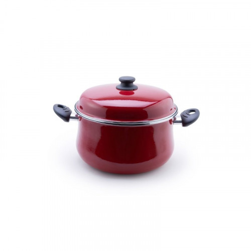 قدر بغطاء استيل PRAGA مقاس 22