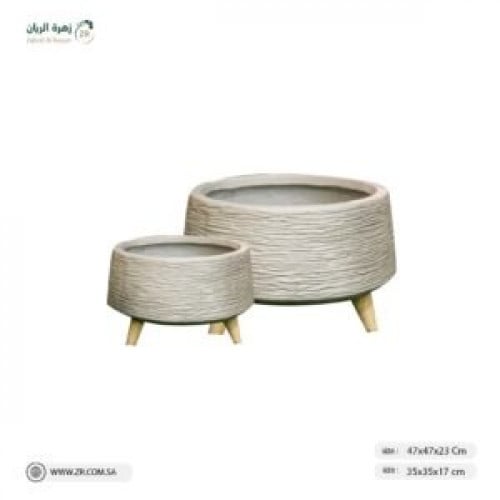 أحواض زراعية مصنوعة من الفايبر (مقاسين)
