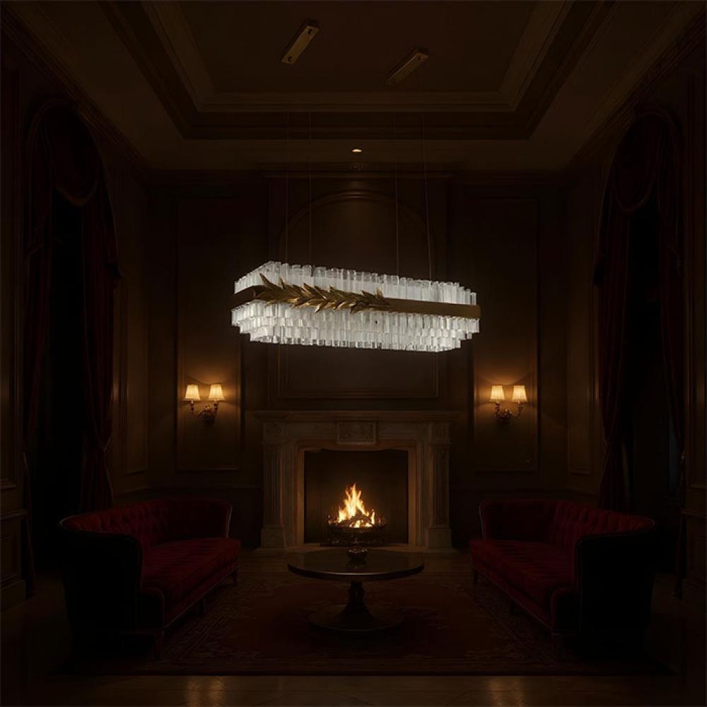 ثريا ماجنوليا مستطيل 110سم ليد XQ-006