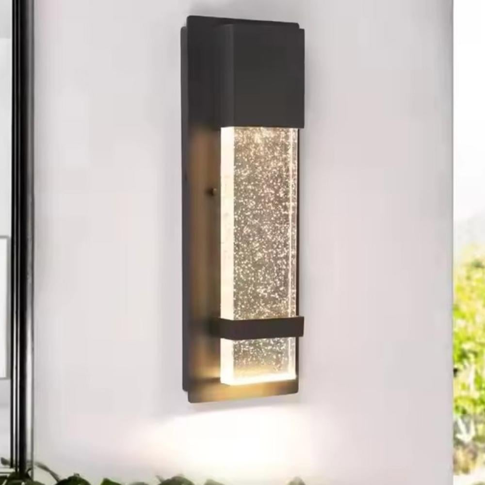 جداري اجوا أسود وزجاج طولي  35 سم 0395