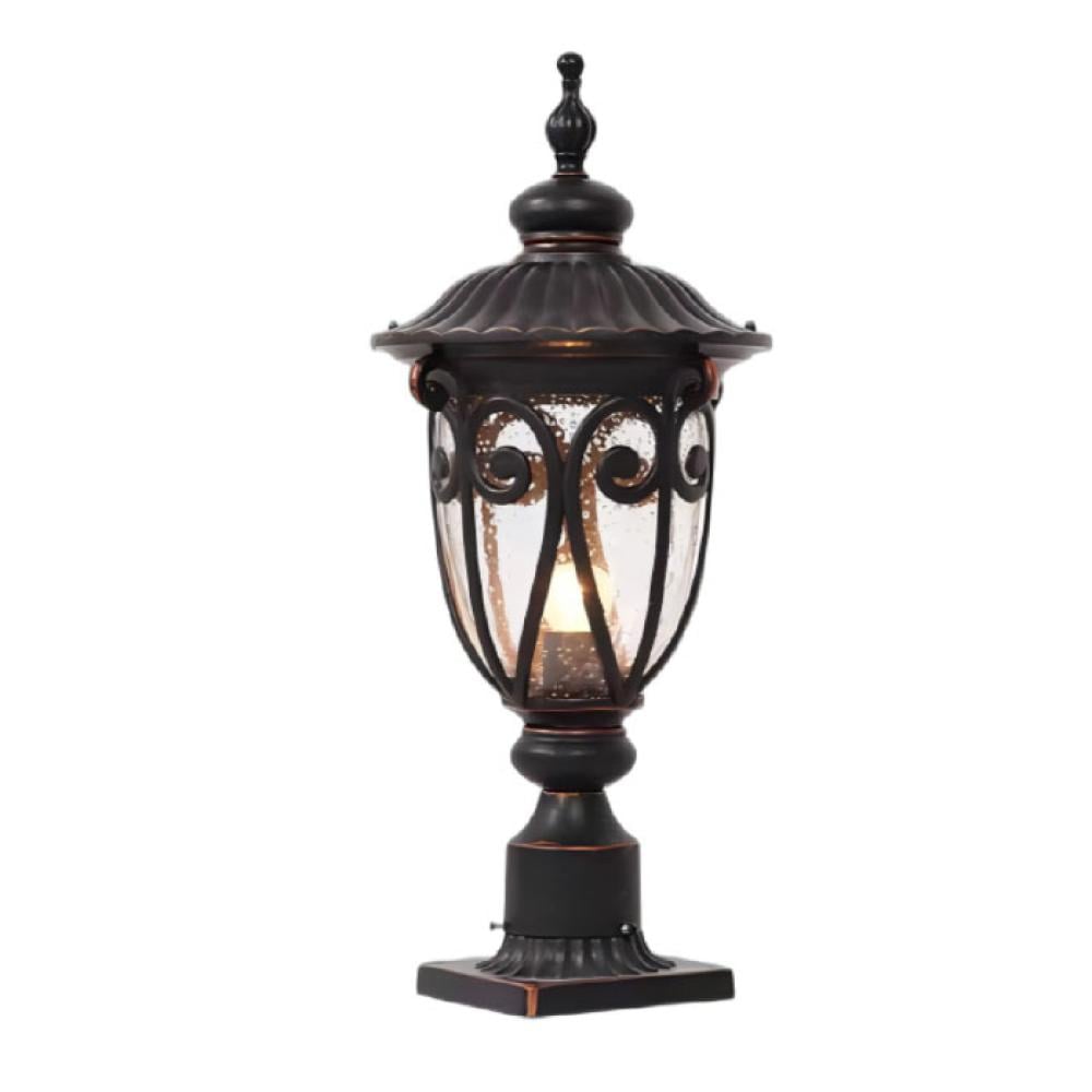 Small Outdoor Wall Stand, Forger Bronze and Dark Gold with Clear Glass, ST0519-M