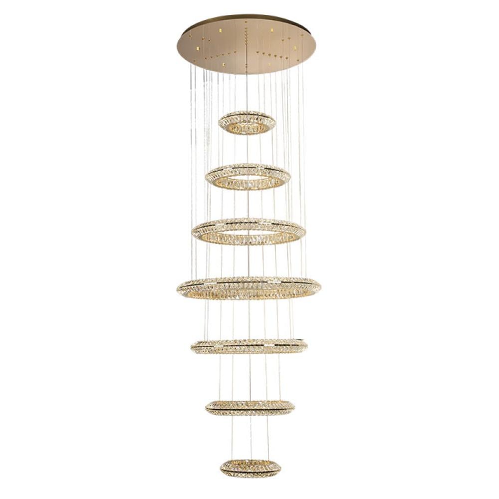 Monroe Chandelier Gold Crystal H89454