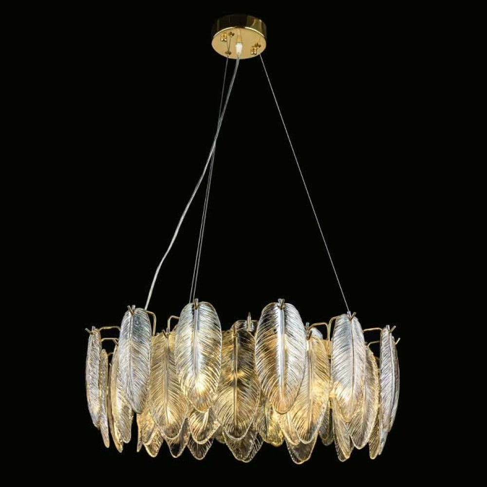 Crystal feather deals chandelier