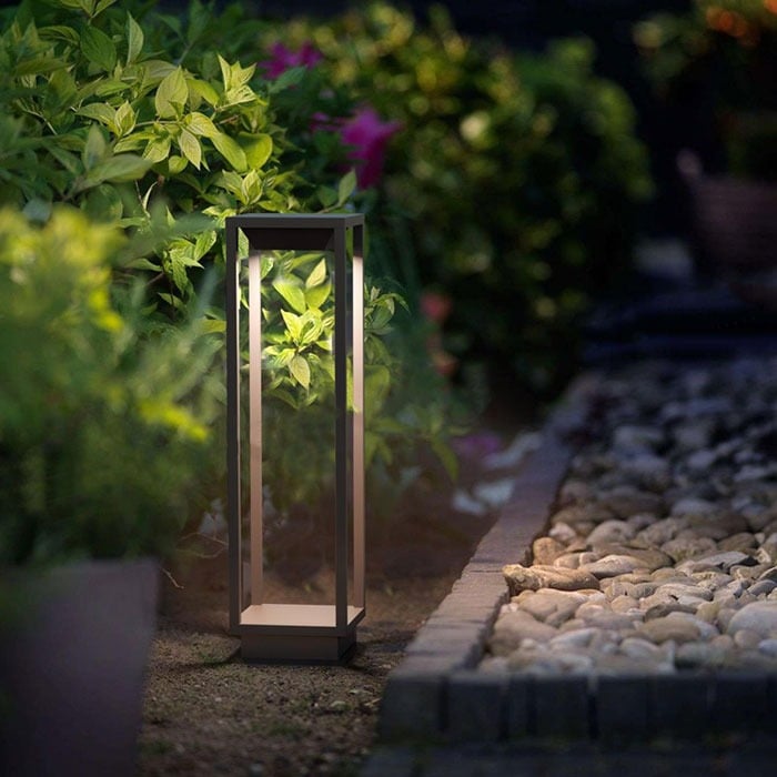 Modern lighting of corridors and gardens