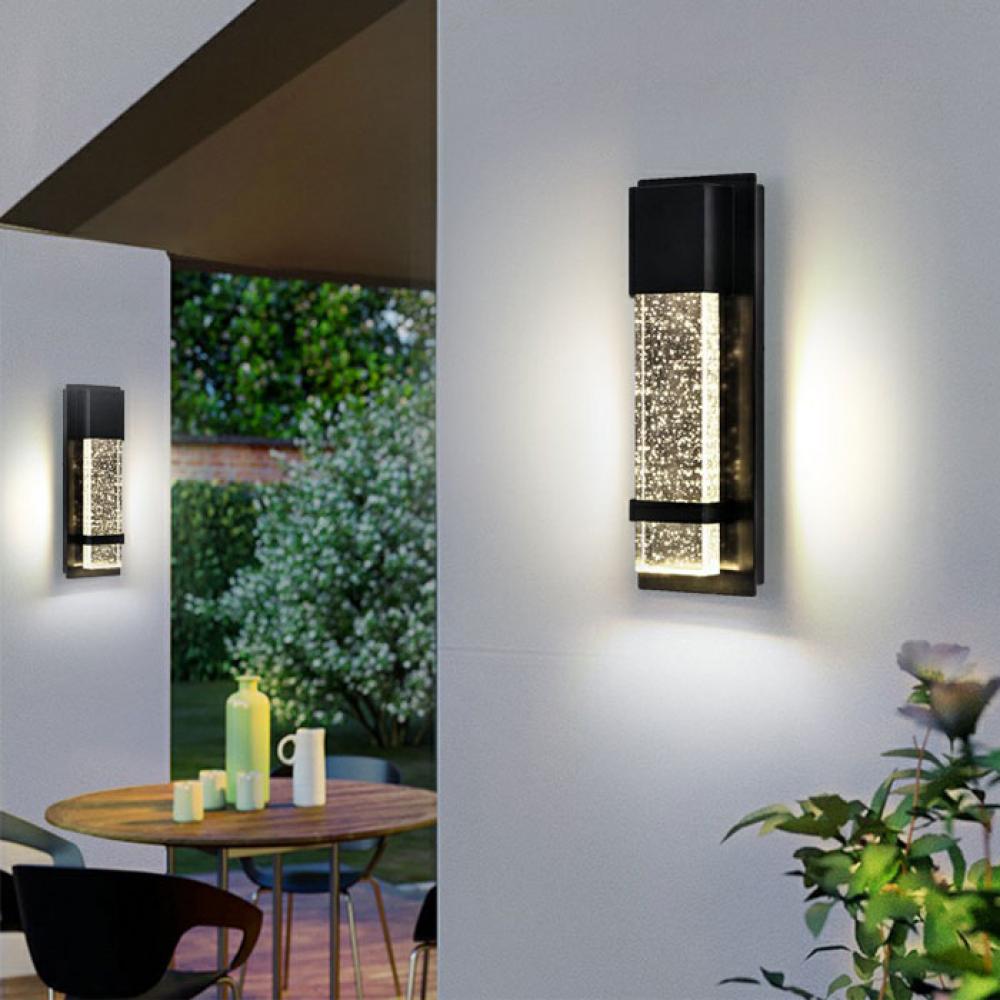 جداري اجوا أسود وزجاج طولي  35 سم 0395