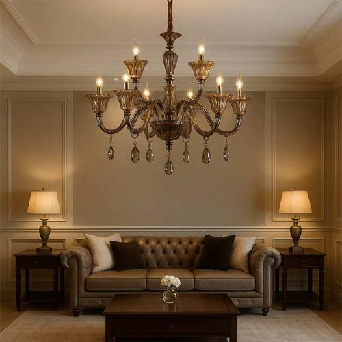 chandelier シェルフ Portail crystal chandelier — WRANOVSKY - Bohemian Crystal