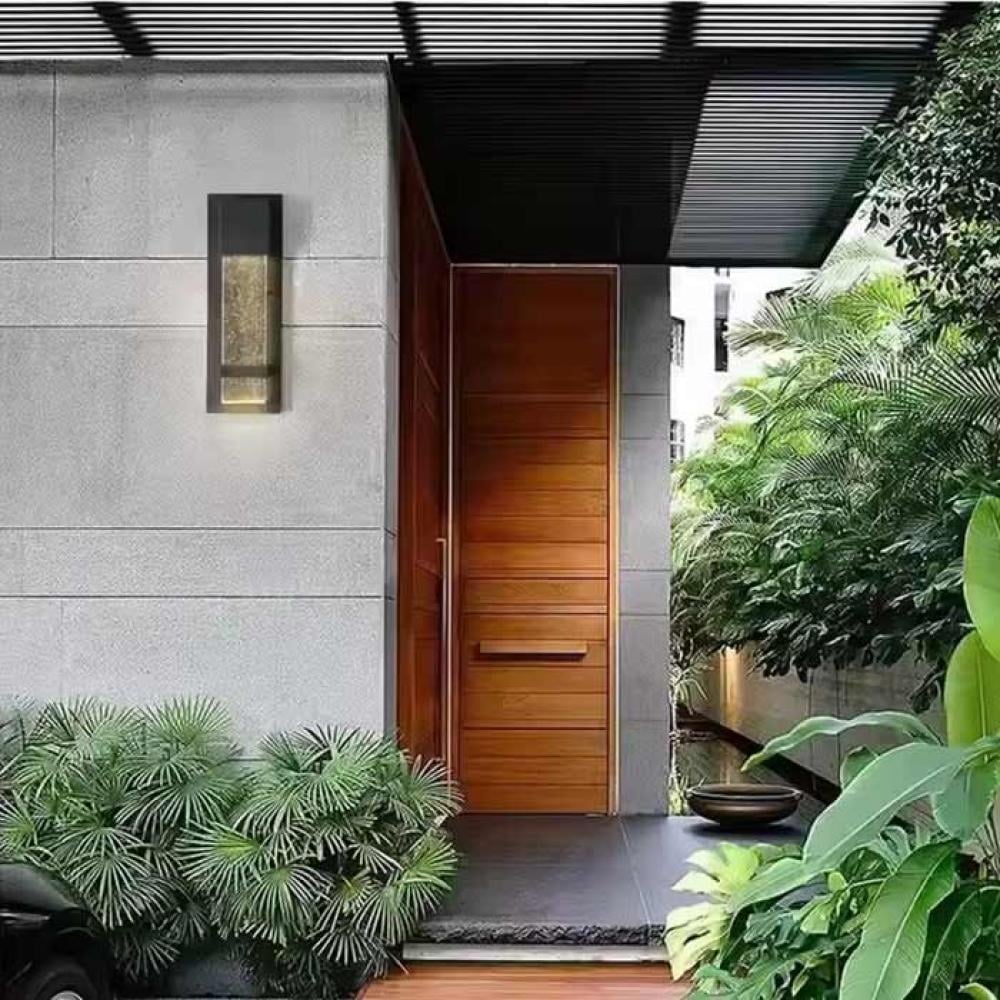 جداري اجوا أسود وزجاج طولي  35 سم 0395