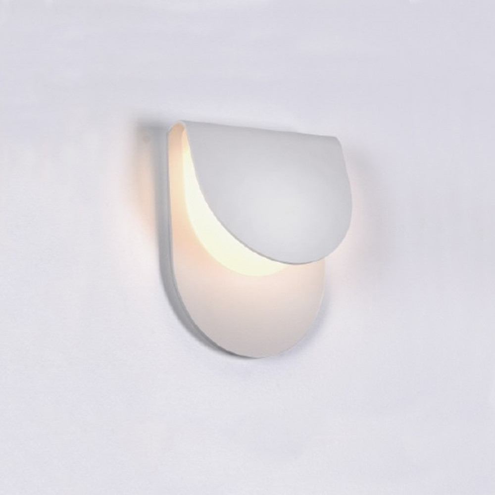 جداري نص دائره ابيض ليد ورملايت ايبستار 0040-9W-IP54