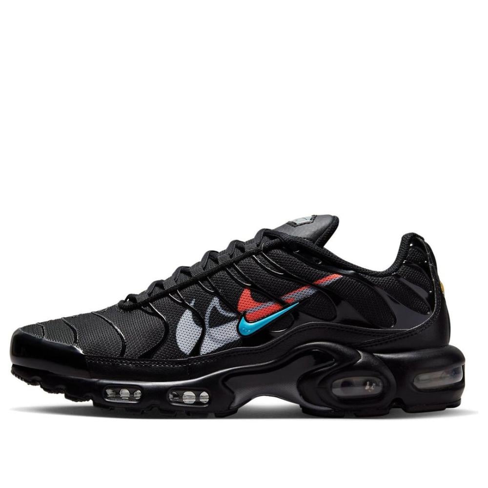 Nike Air Max Plus 'Multi Swoosh - Black Bright Crimson').