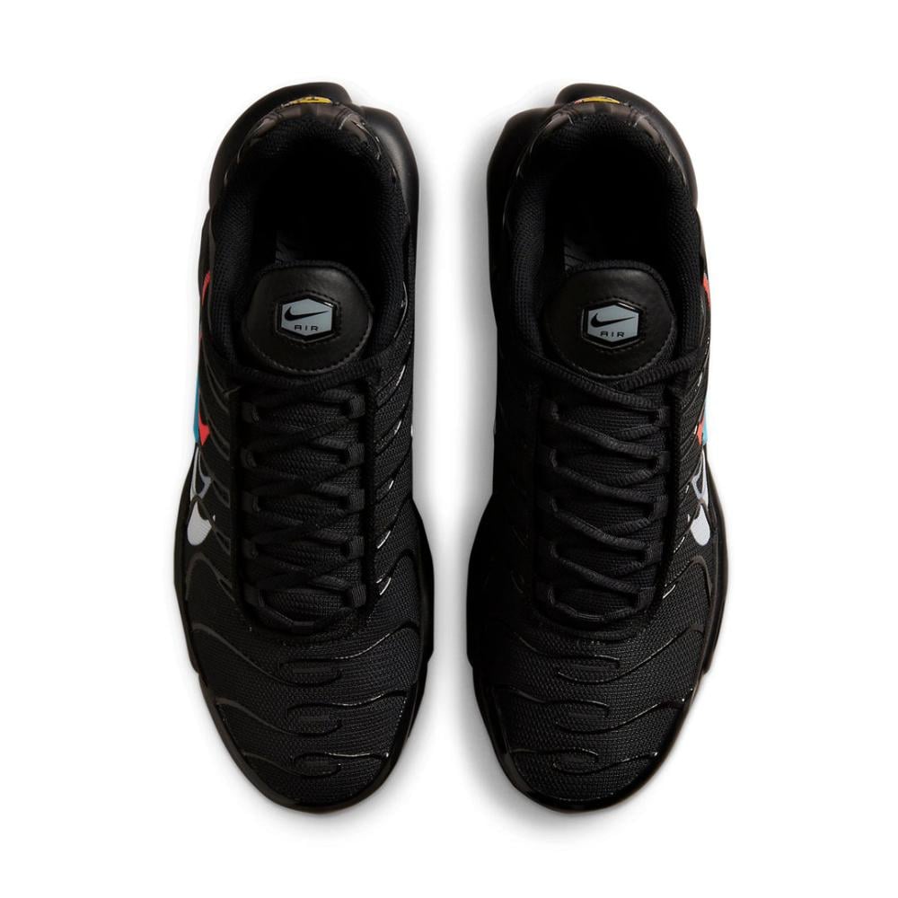 Nike Air Max Plus 'Multi Swoosh - Black Bright Crimson').