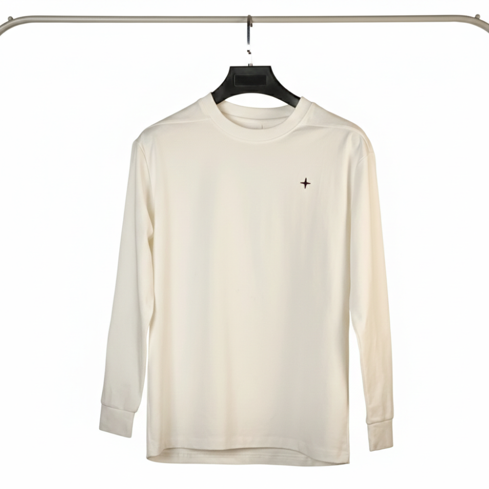 بِيكر لونغ سليف - بيج كريمي (Beaker Long Sleeve - Creamy Beige)