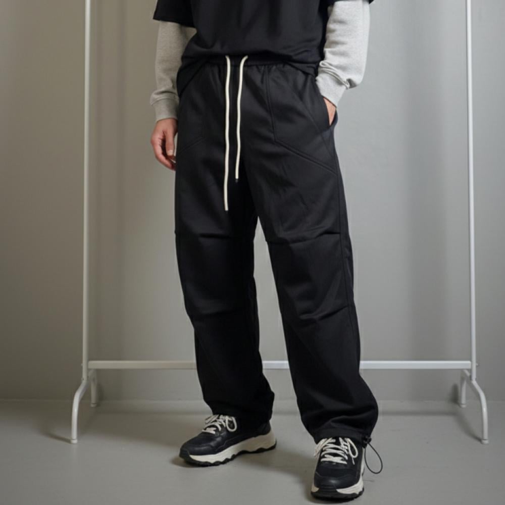 بنطال "أوربان تيك" (Urban Tech) - أسود بجيوب هندسية